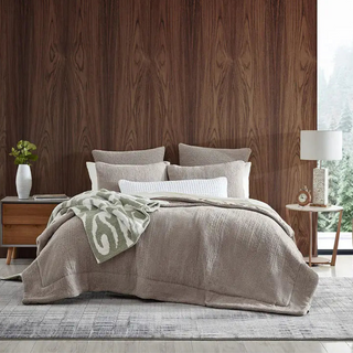 Snug + Bamboo Sham Set (Taupe, Standard) by Sunday Citizen
