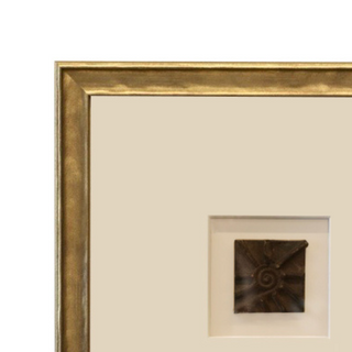 Framed Antique Brass Tribal Stamps (Medium)

