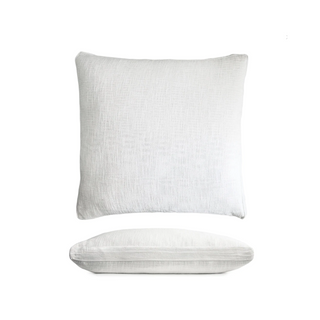 Chunky Sham with Filler (Euro, White)
