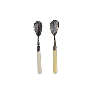 Vintage Silver Plated Thomas Turner Fruit Spoons (Set of 2)
