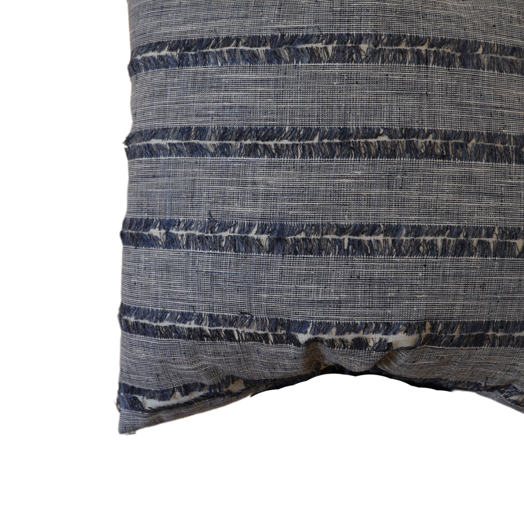 Frayed Up Denim Pillow - Thumbnail 2