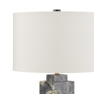 Ashlar Marble Table Lamp
