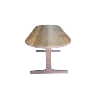 Verellen I Beam Oval Dining Table
