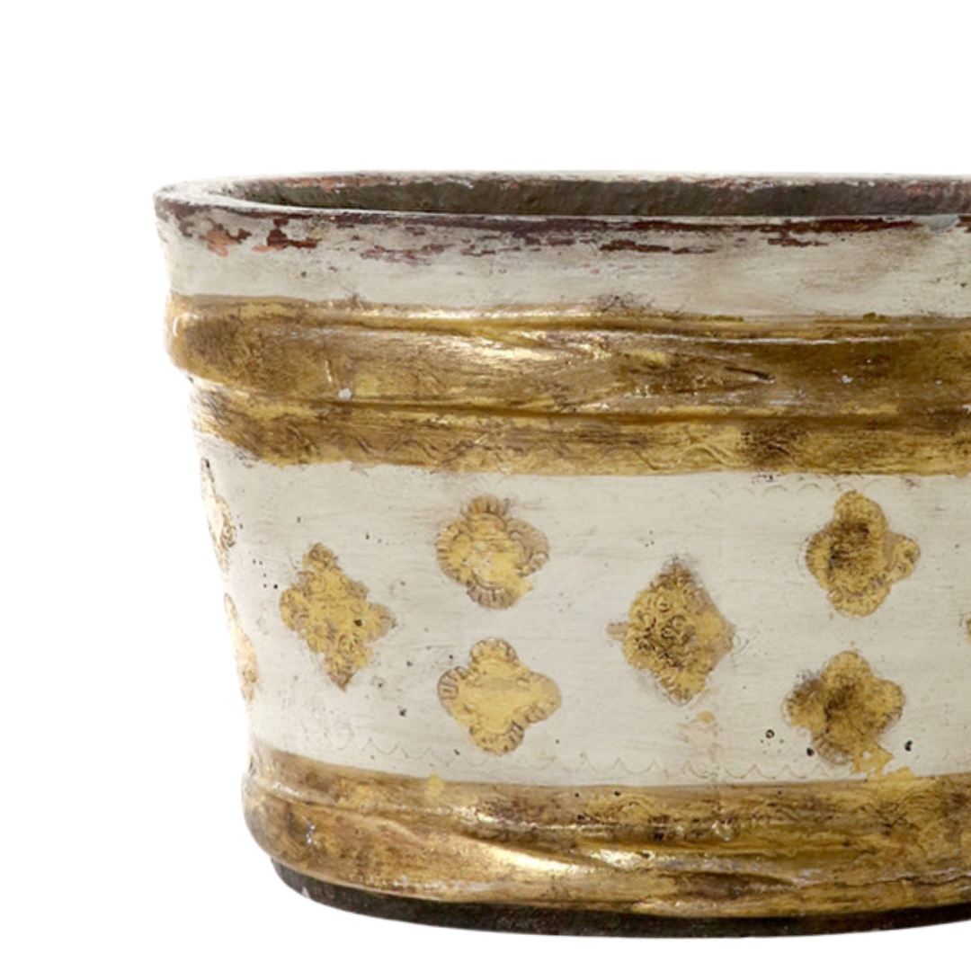 Ivory Florentine Planter - Thumbnail 2
