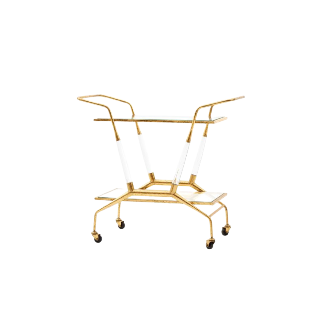 Christopher Collection Jepson Bar Cart - Thumbnail 3