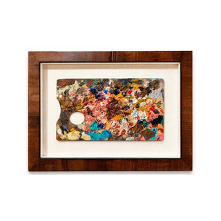Late 19th Century Framed Small Artist's Palette
