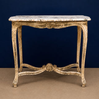 20th Century French Louis XV Style Table with Marble Top
