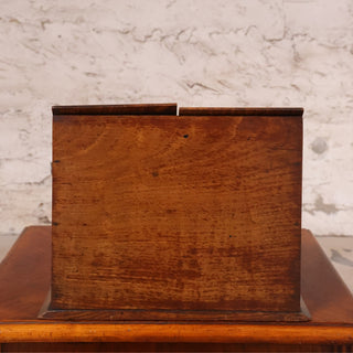 20th Century English Oak Stationary Box with Detailing
