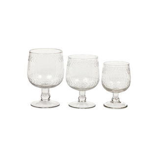 Tuscan Hand Made & Etched Red Wine Glass
