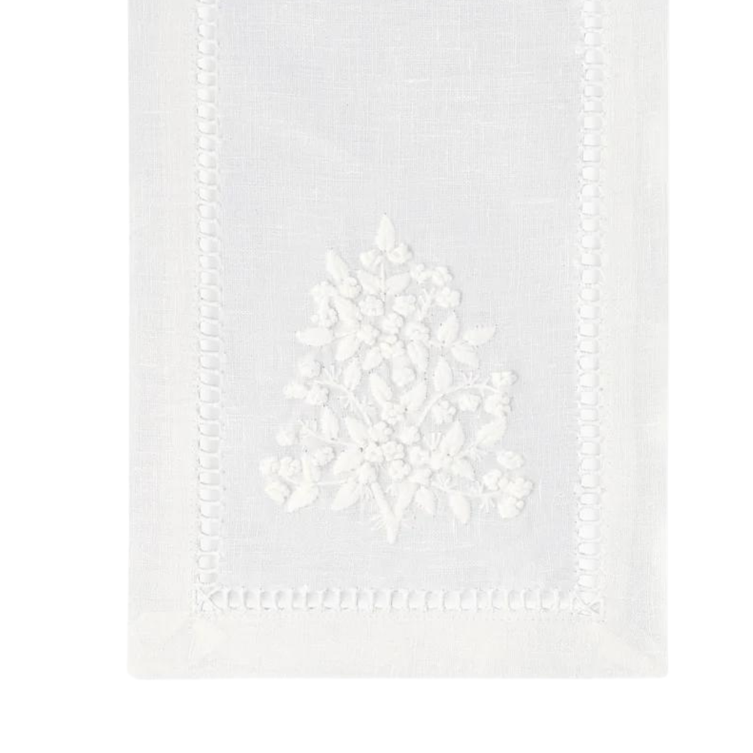 Jardin Linen Oblong Cocktail Napkin - Thumbnail 2