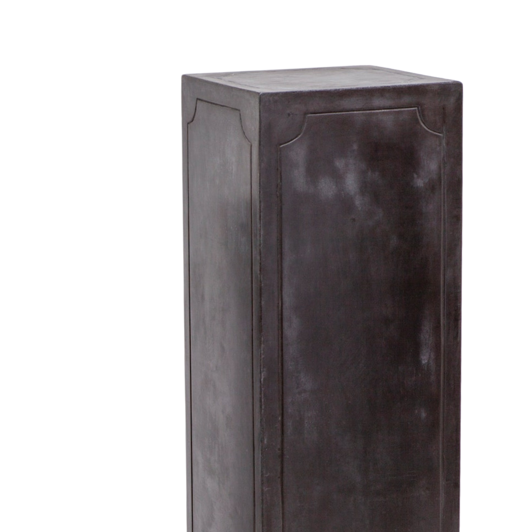 Walter Black Concrete Pedestal Table (Medium) - Thumbnail 2