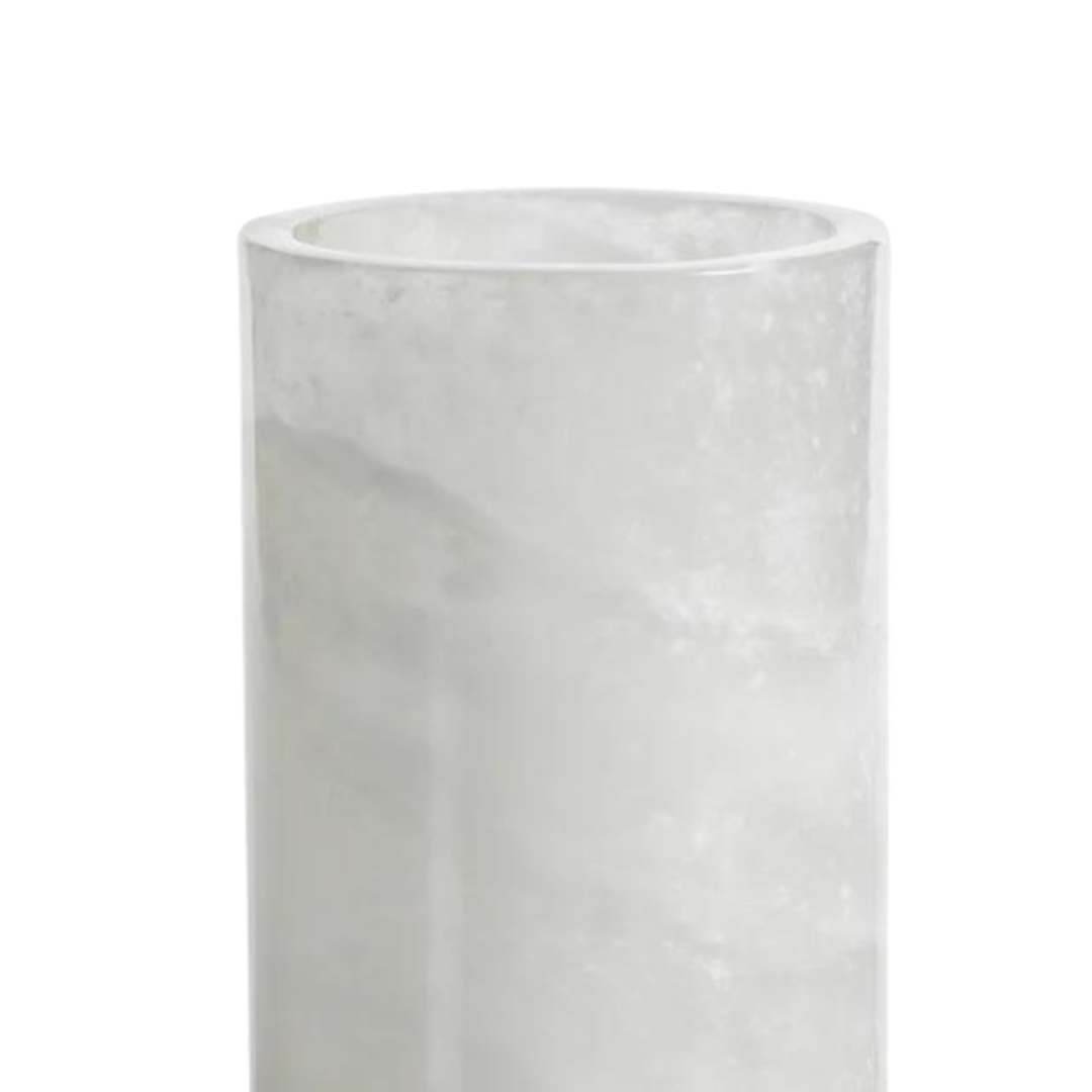 Yasmeen Polished Alabaster Stone Vase