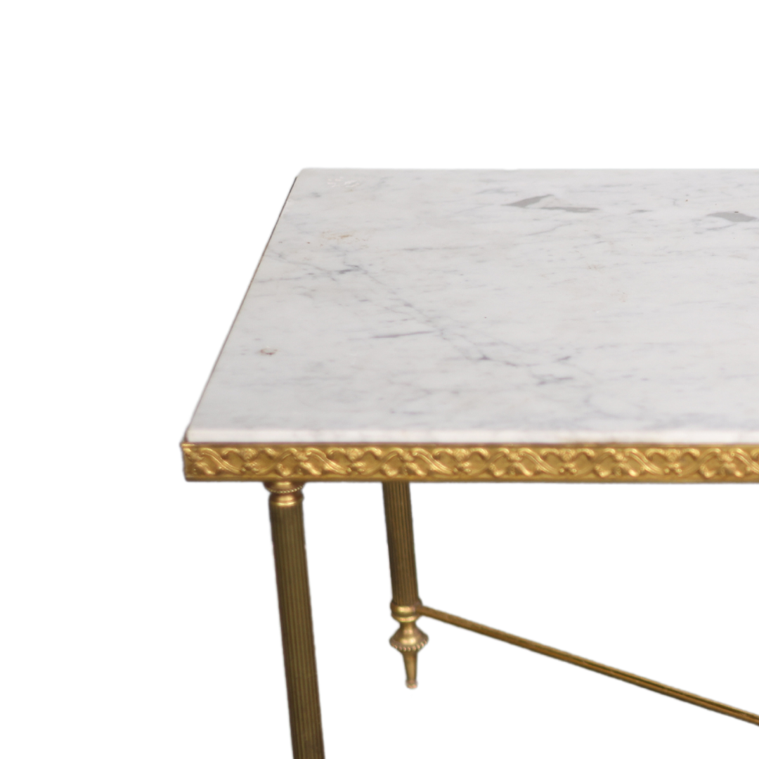 1950s Coffee Table with Marble Top - Thumbnail 4