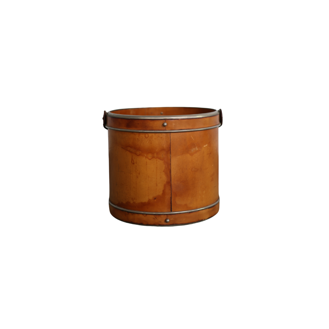 1970s Leather Bucket - Thumbnail 4