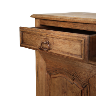 19th Century French Bleached Oak Server
