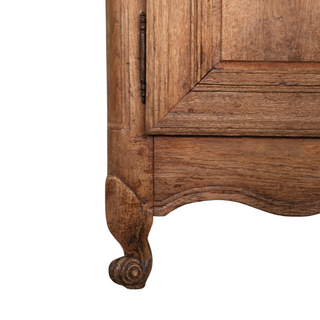 19th Century French Bleached Oak Server
