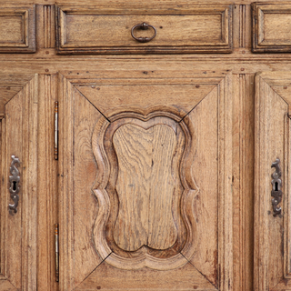 19th Century French Bleached Oak Server
