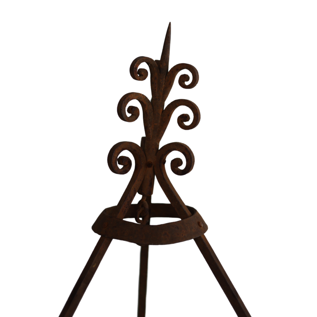 19th Century French Wrought Iron Stand