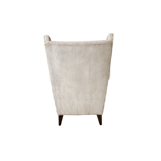 Wide Wale Corduroy Wing Chair (Smoke)
