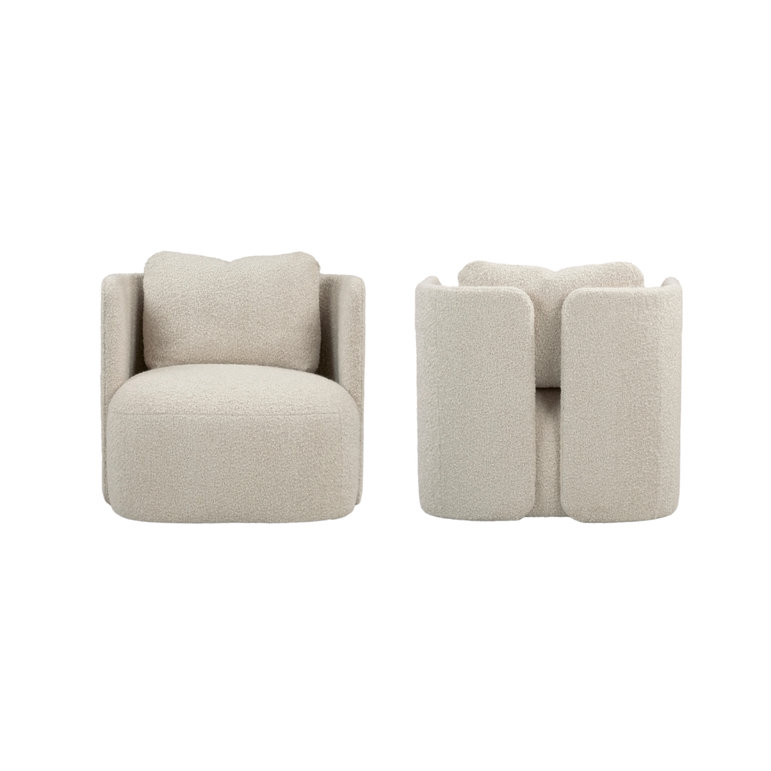 Verellen Hudson Swivel Club Chair - Thumbnail 3