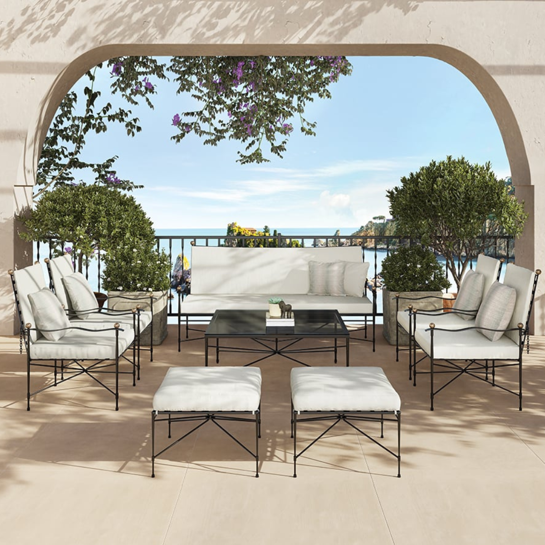 Janus et Cie Amalfi Ottoman