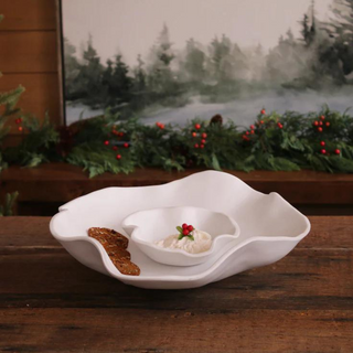Vida Nube Bowl with Dip (White) by Beatriz Ball
