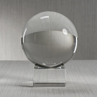 Serenity Crystal Orb on Base (Clear, Large)
