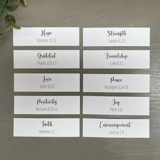 Prayer Candles with Scripture Cards
