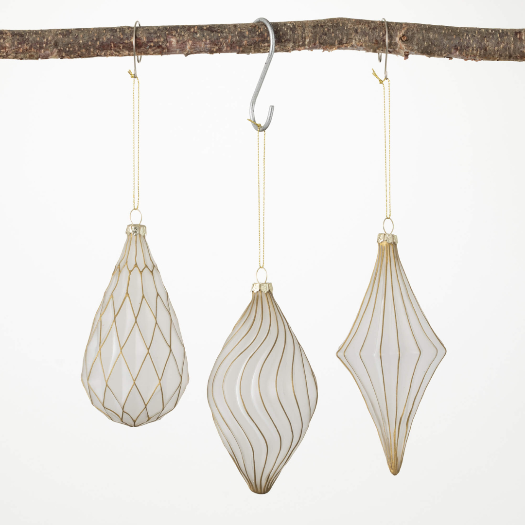 Mosaic Tear Drop Ornament - Thumbnail 2