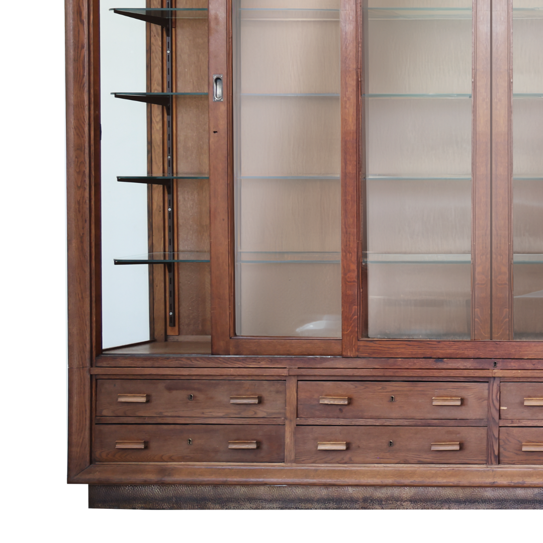 Mid Century Danish Large Apothecary Cabinet - Thumbnail 2