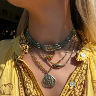 Gold Andy Necklace by Shalla Wista
