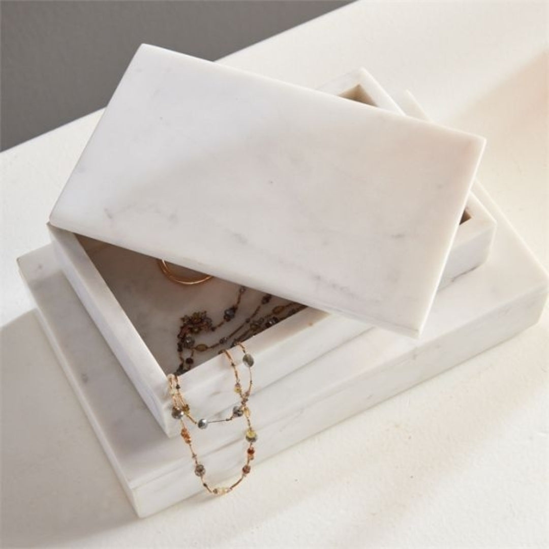 Arie Marble Lidded Boxes