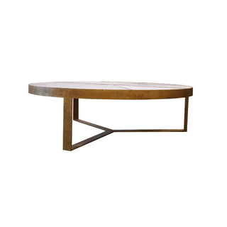 Marble Pie Top Coffee Table
