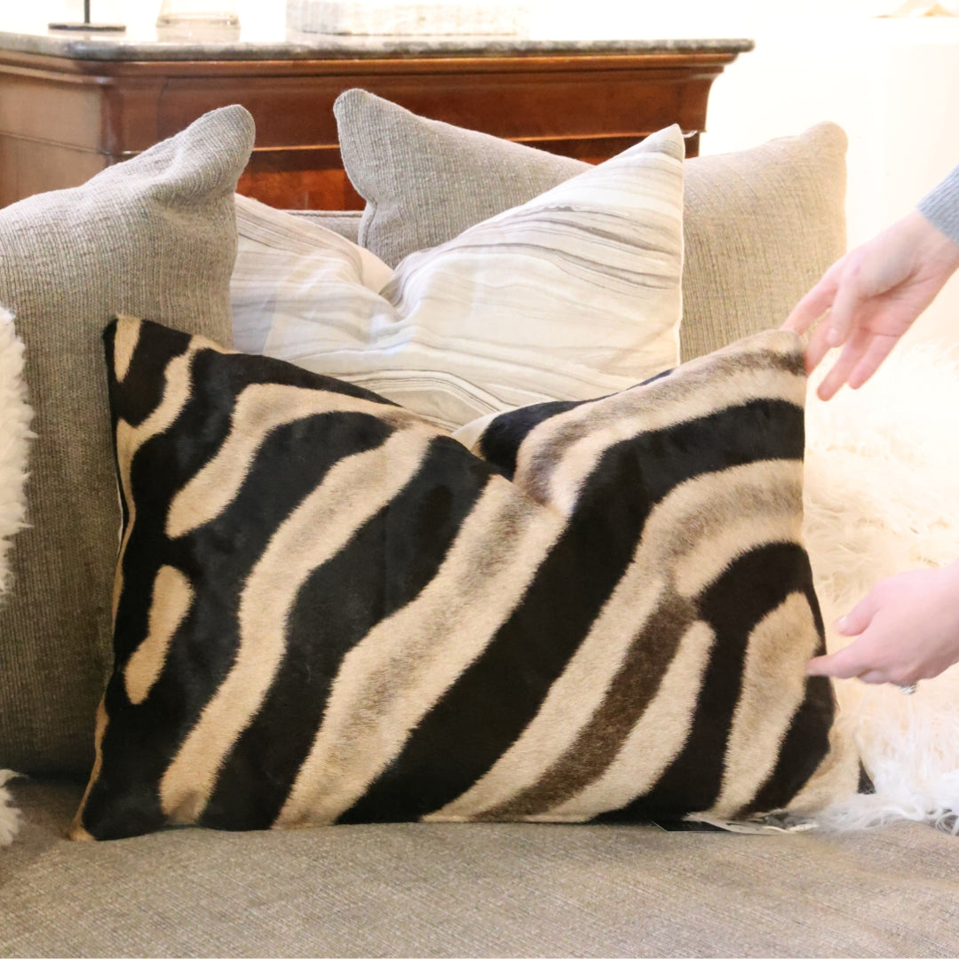 Rectangle Zebra Pillow - Thumbnail 2