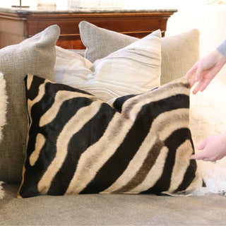 Rectangle Zebra Pillow
