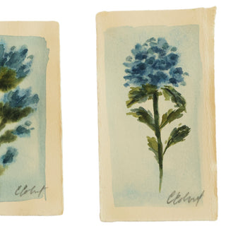 "Three Blue Florals" by Christen Colvert

