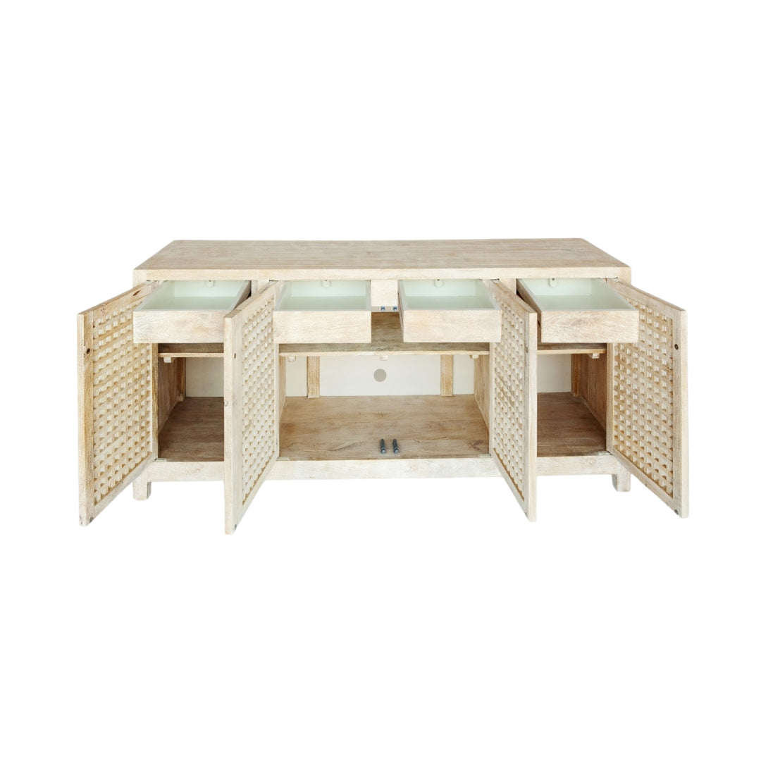 Driftwood Lattice Credenza - Thumbnail 3