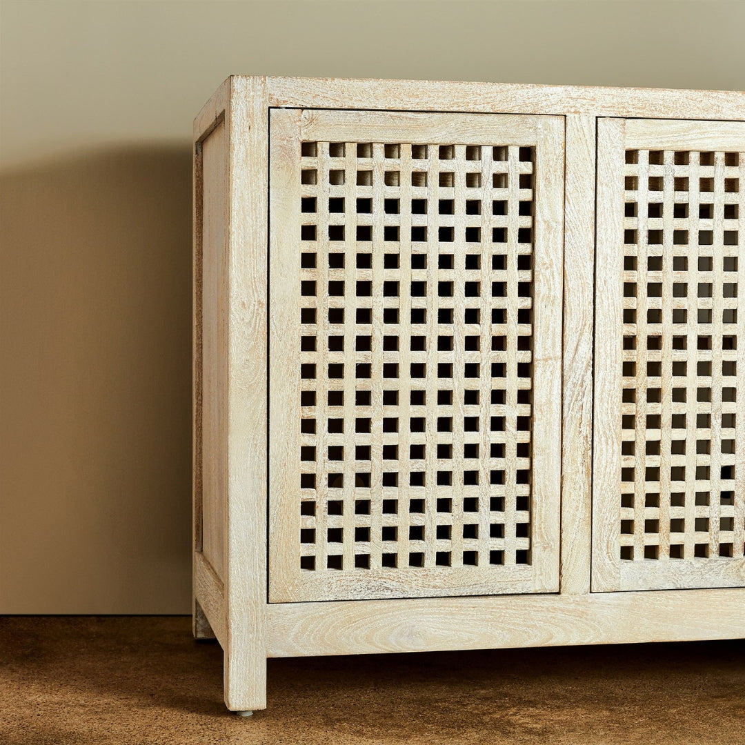 Driftwood Lattice Credenza - Thumbnail 5