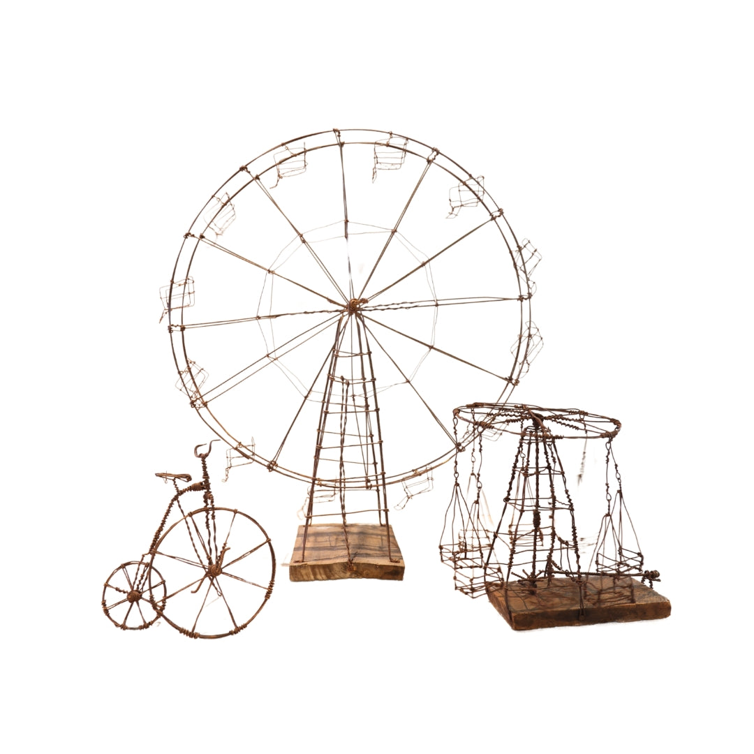Christopher Collection Wire Ferris Wheel - Thumbnail 2