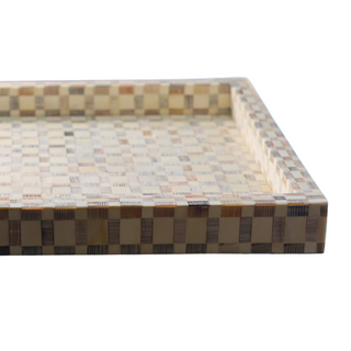 Bone & Buffalo Hand Carved Tray
