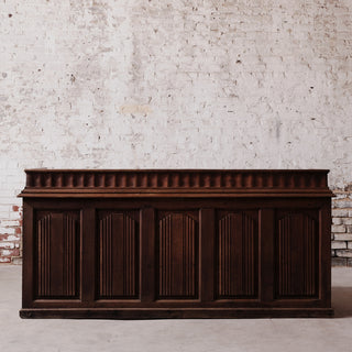 20th Century French Wooden Storefront Desk
