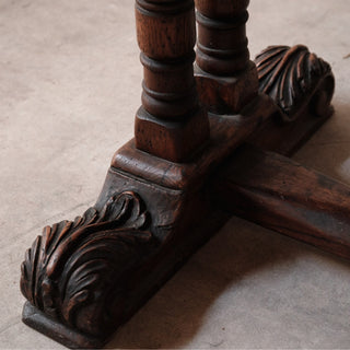 19th Century French Walnut Monastery Table
