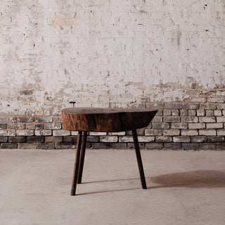19th Century French Provincial Elm Butcher Block
