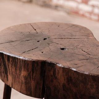19th Century French Provincial Elm Butcher Block
