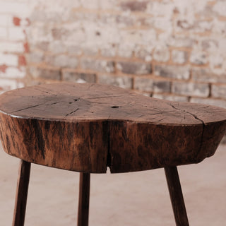19th Century French Provincial Elm Butcher Block
