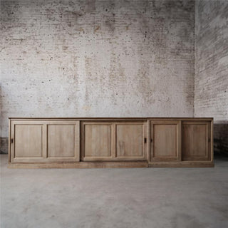 19th Century French Long Oak Buffet
