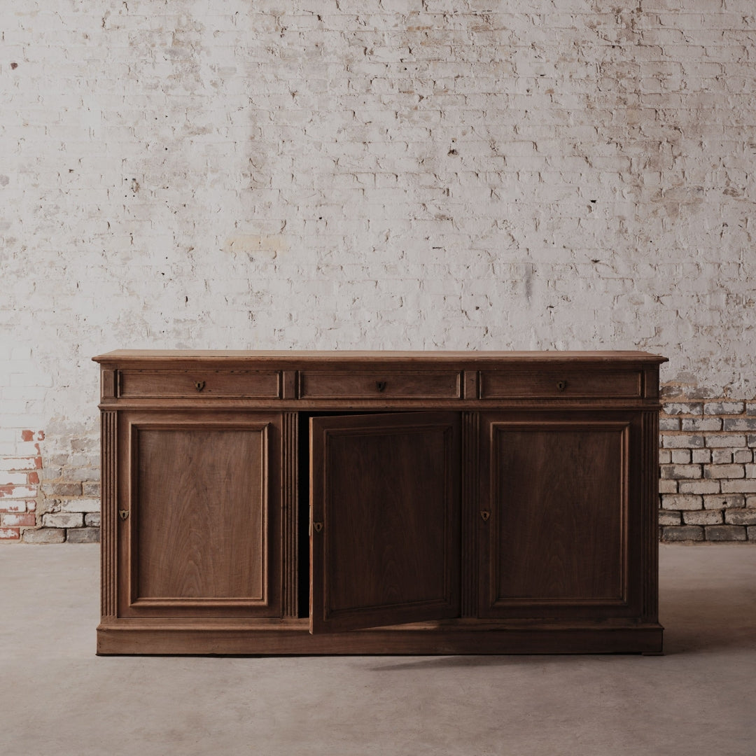 19th Century Louis Phillipe Bleached Walnut Server