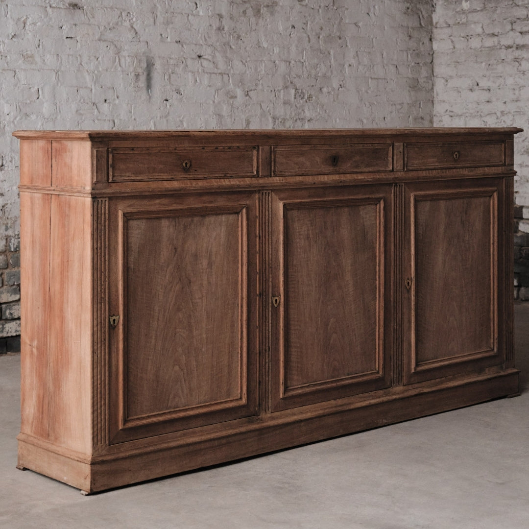 19th Century Louis Phillipe Bleached Walnut Server - Thumbnail 2