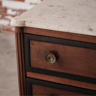 1780's French Louis XVI Walnut Chest
