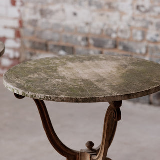 19th Century French Garden Pedestal Table (Set of 2)
